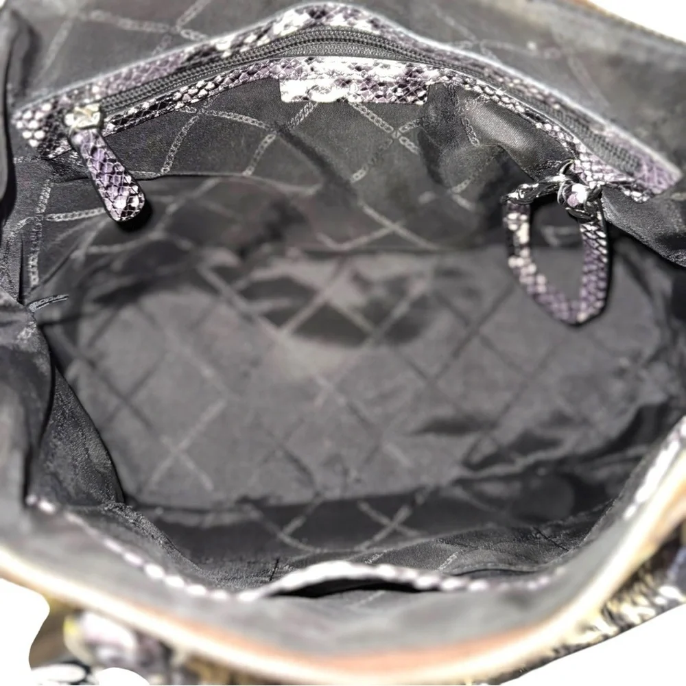 Two-Piece Michael Kors Snakeskin Satchel & Crossbody Bag Set | Day to Night